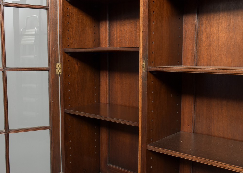 Exhibition Quality Burr Walnut Display Cabinet View IV