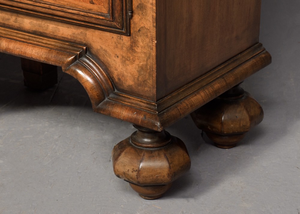 Exhibition Quality Burr Walnut Display Cabinet View VI