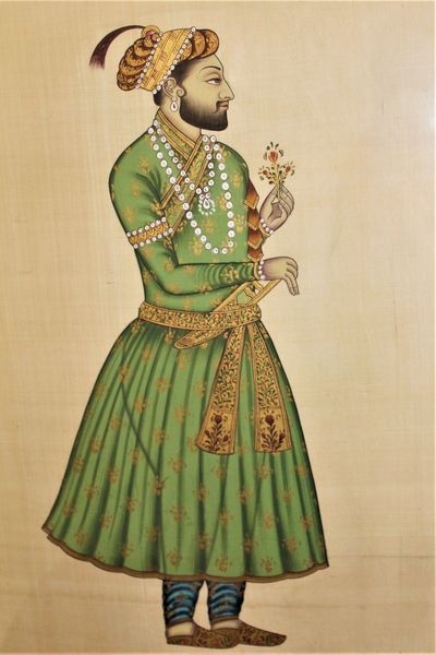 A Pair of Indian Paintings on Silk