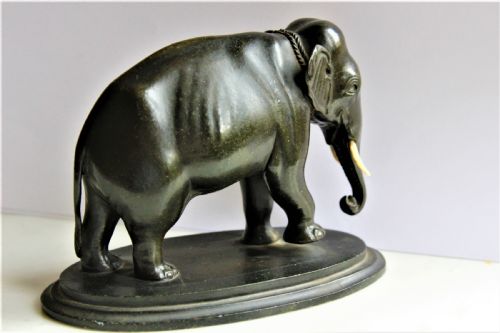 Carved Marble Elephant