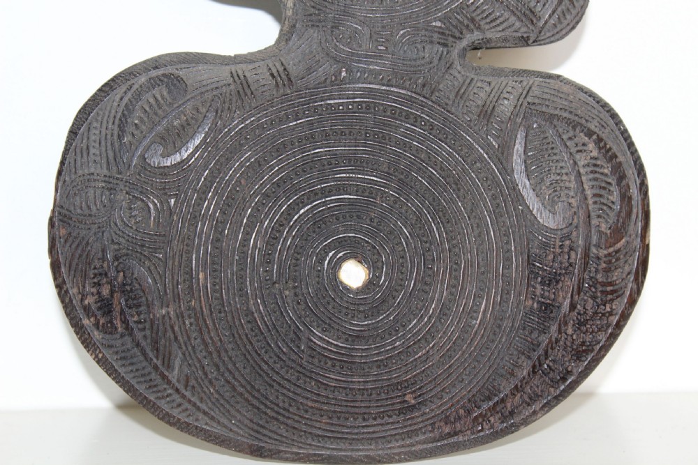 A Maori carved Wood Wahaika Taoti War Club  View VII