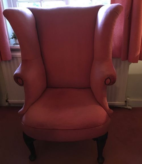 EDWARDIAN WINGBACK ARMCHAIR - ADDITIONAL PHOTO 1