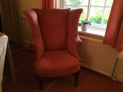 EDWARDIAN WINGBACK ARMCHAIR - ADDITIONAL PHOTO 2