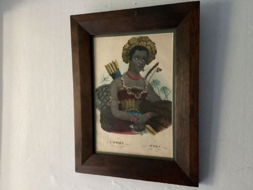 LITHOGRAPH OF AN AFRICAN WOMAN FROM THE HOUSE OF WENTZEL WISSEMBOURG - ADDITIONAL PHOTO 1