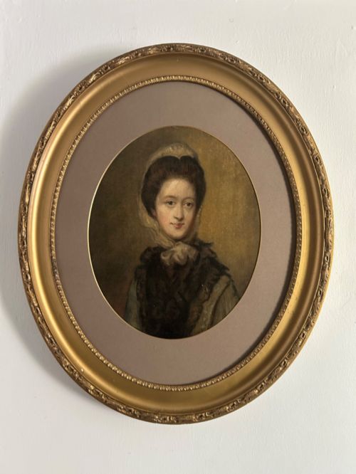 BEAUTIFUL OIL PORTRAIT LATE EIGHTEENTH CENTURY