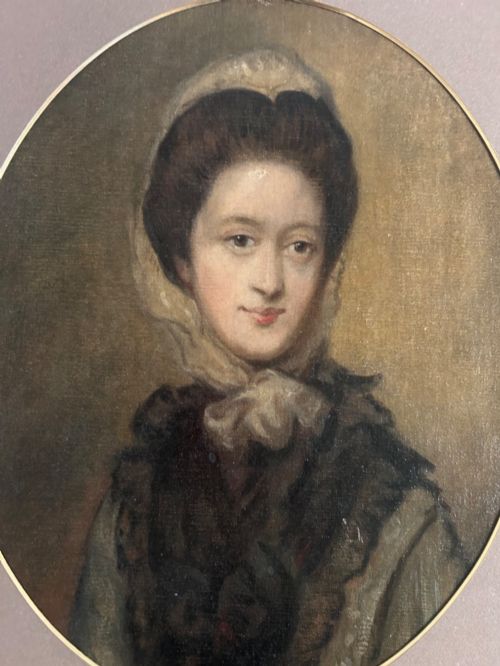 BEAUTIFUL OIL PORTRAIT LATE EIGHTEENTH CENTURY - ADDITIONAL PHOTO 2