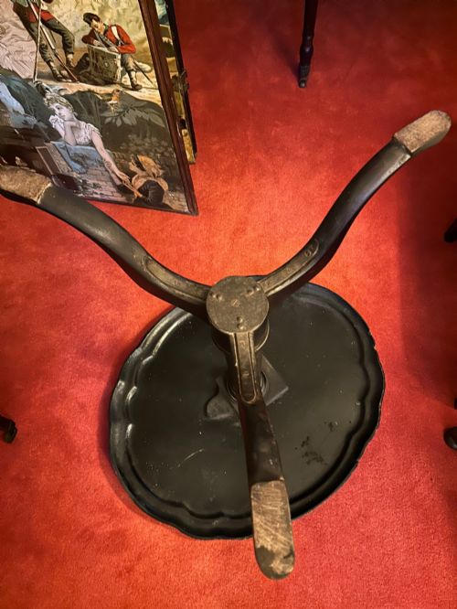 A VICTORIAN PAPIER MCH WINE TABLE - ADDITIONAL PHOTO 4