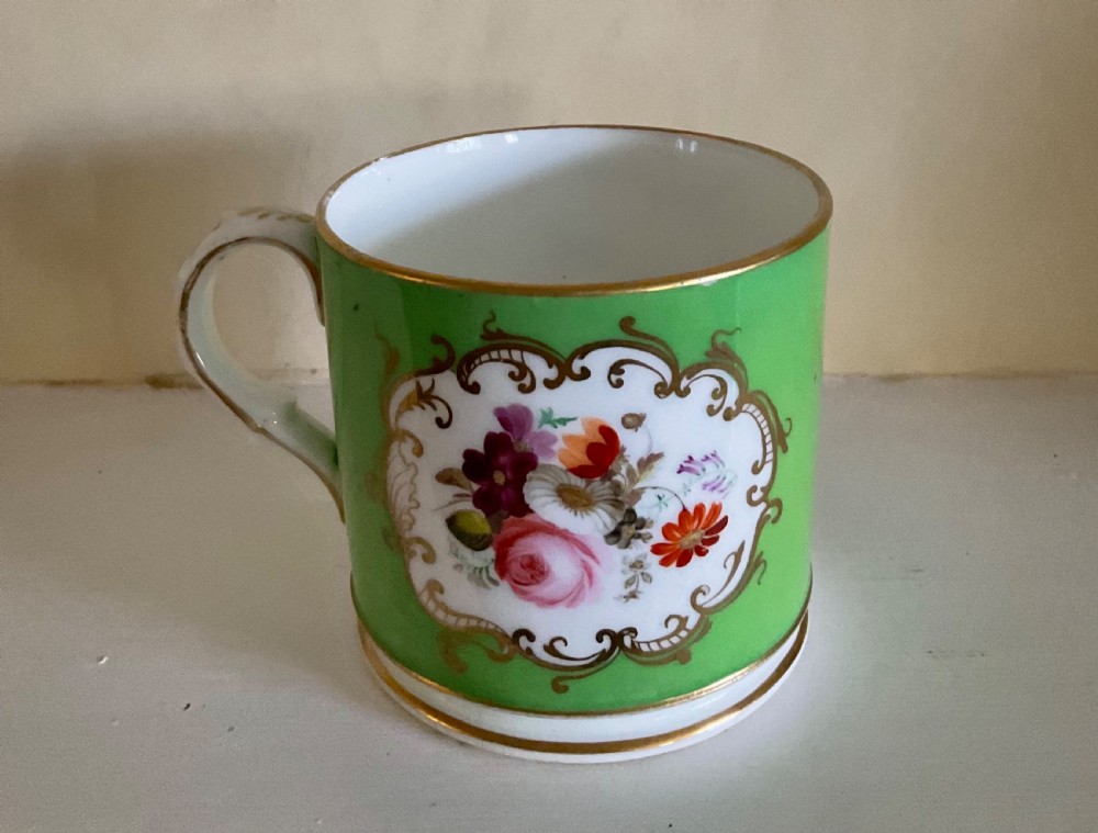 Hand painted 19th Century Porcelain Mug View II
