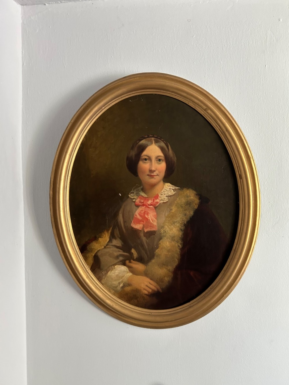 A Victorian Oil Painting of a Lady View IV