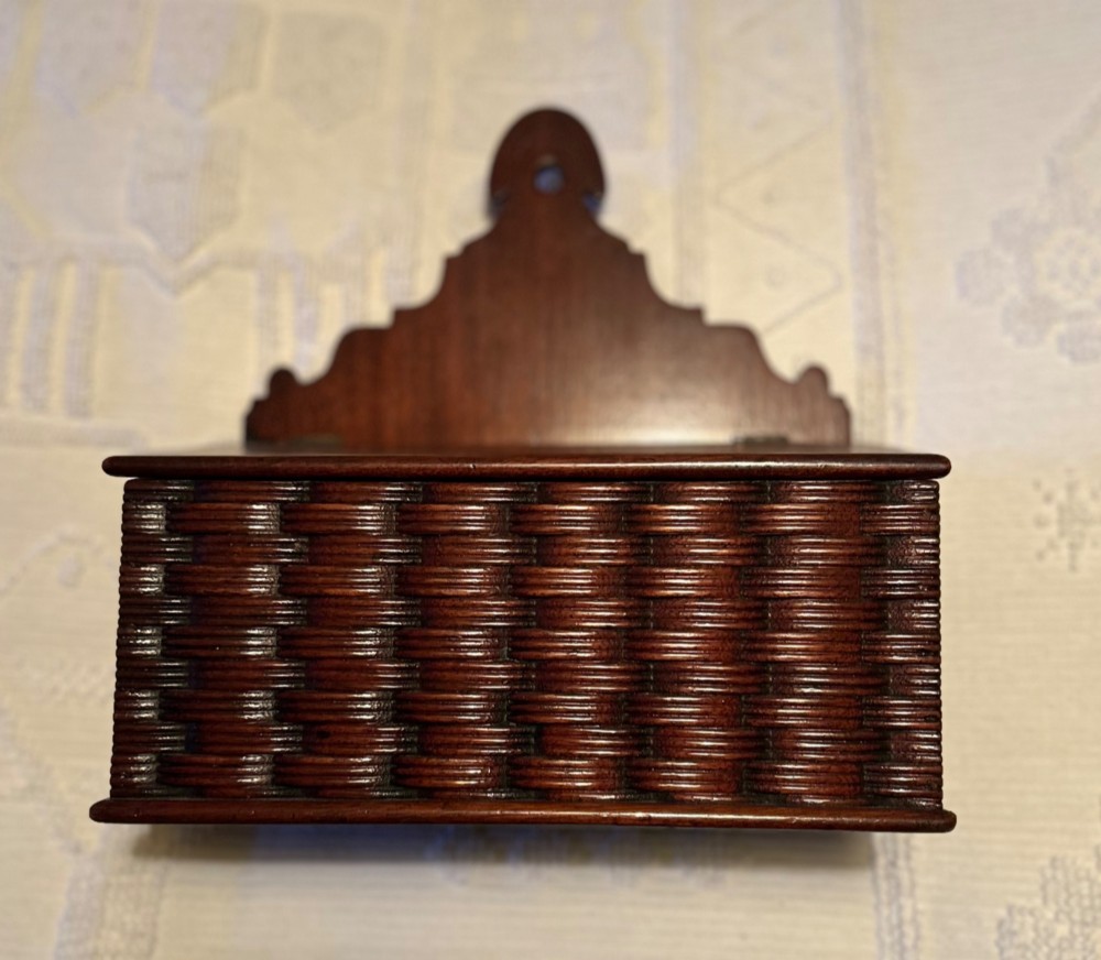 A fine Georgian Mahogany Candle Box