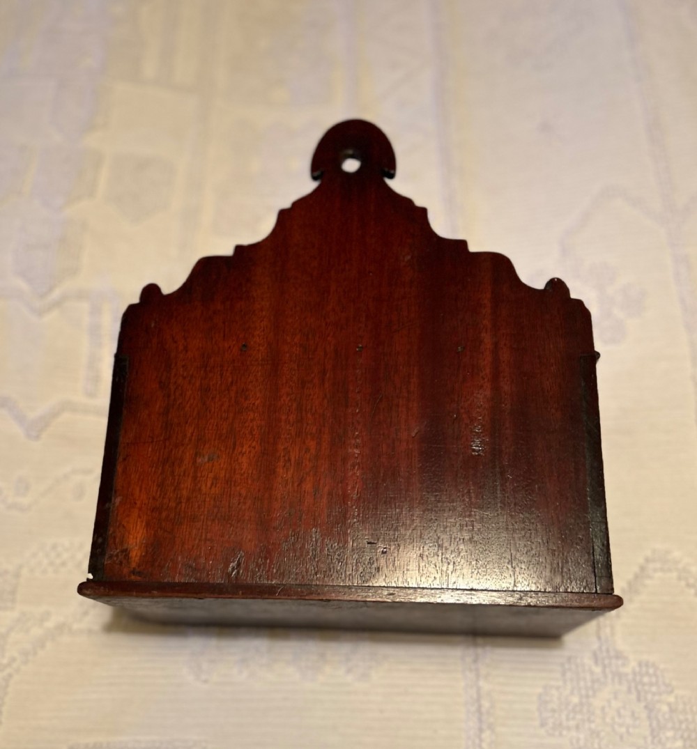 A fine Georgian Mahogany Candle Box View III