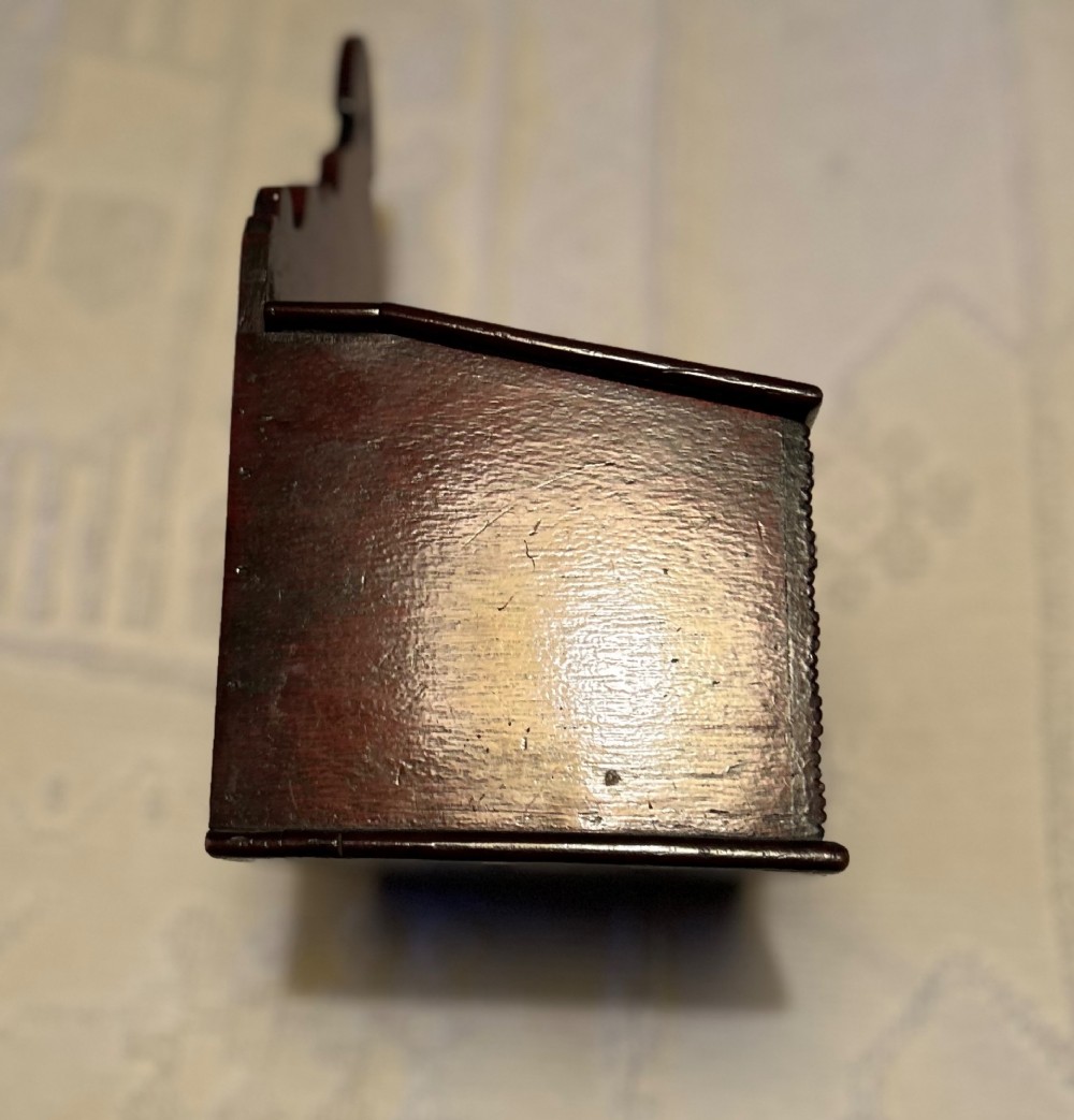 A fine Georgian Mahogany Candle Box View VI