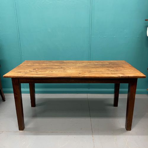 EARLY 19TH CENTURY FRENCH ELM FARMHOUSE TABLE - ADDITIONAL PHOTO 3