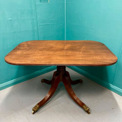 GEORGIAN MAHOGANY TILT TOP CENTRE TABLE - ADDITIONAL PHOTO 2