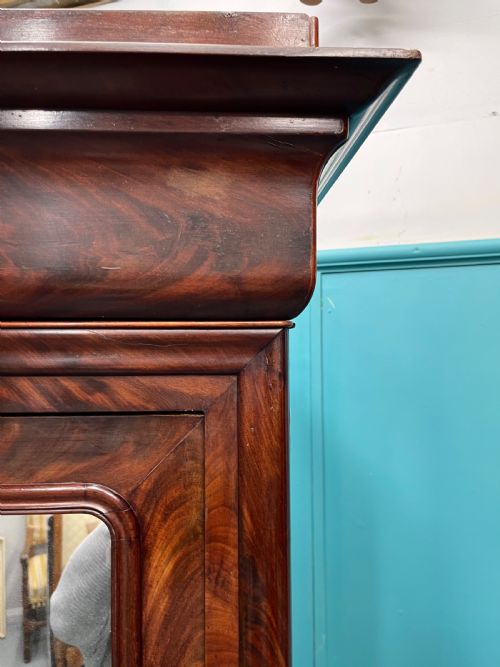 FRENCH MIRROR DOOR ARMOIRE WITH ADJUSTABLE SHELVES - ADDITIONAL PHOTO 5