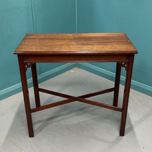 CHINESE CHIPPENDALE REVIVAL SIDE TABLE - ADDITIONAL PHOTO 1