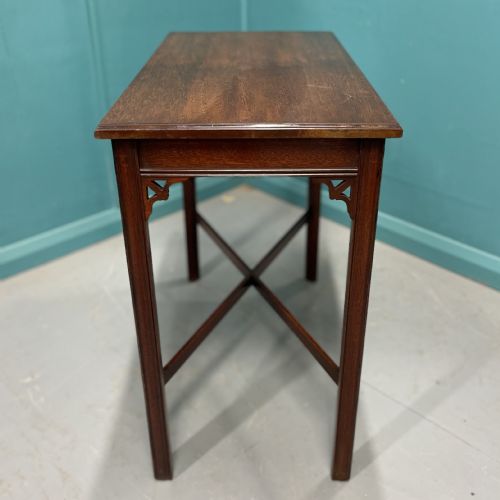 CHINESE CHIPPENDALE REVIVAL SIDE TABLE - ADDITIONAL PHOTO 2