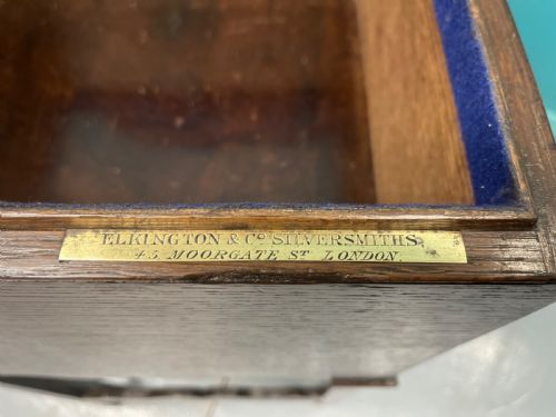 MID VICTORIAN CELLARETTE BY ELKINGTON CO - ADDITIONAL PHOTO 1