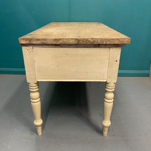 ANTIQUE PINE SERVER OR WORK TABLE - ADDITIONAL PHOTO 6