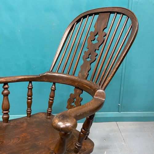 19TH CENTURY ASH AND ELM ROCKING CHAIR - ADDITIONAL PHOTO 3
