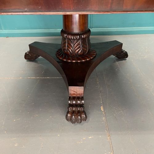 8 SEATER LATE GEORGIAN PEDESTAL DINING TABLE - ADDITIONAL PHOTO 1