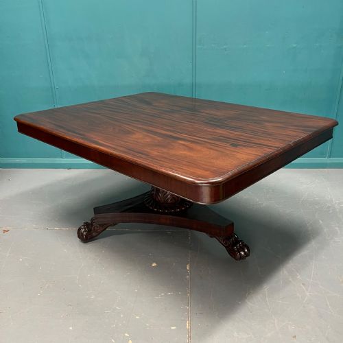 8 seater late georgian pedestal dining table - CATEGORY: ANTIQUE TABLES - DATED GEORGIAN