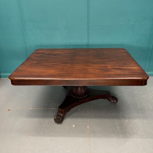 8 SEATER LATE GEORGIAN PEDESTAL DINING TABLE - ADDITIONAL PHOTO 2