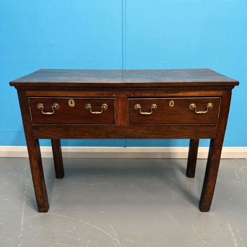 late 18th century oak dresser base - CATEGORY: ANTIQUE SIDEBOARDS - DATED 18TH CENTURY