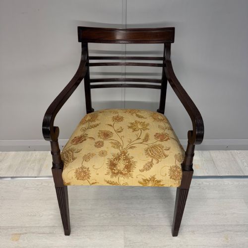 REGENCY MAHOGANY DESK CARVER CHAIR - ADDITIONAL PHOTO 3