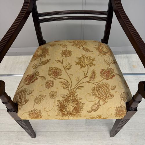 REGENCY MAHOGANY DESK CARVER CHAIR - ADDITIONAL PHOTO 7