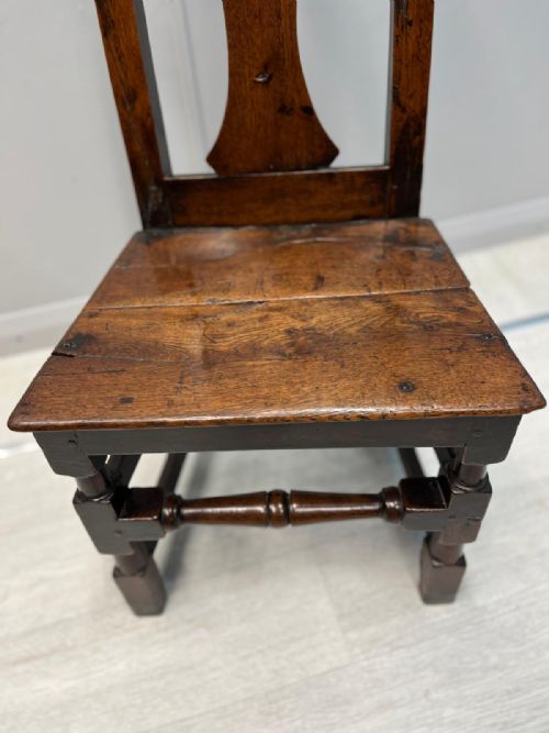 PAIR OF EARLY 18TH CENTURY OAK CHAIRS - ADDITIONAL PHOTO 2