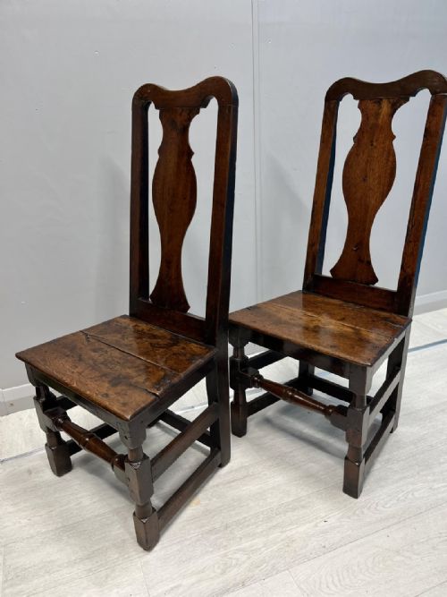 PAIR OF EARLY 18TH CENTURY OAK CHAIRS - ADDITIONAL PHOTO 3