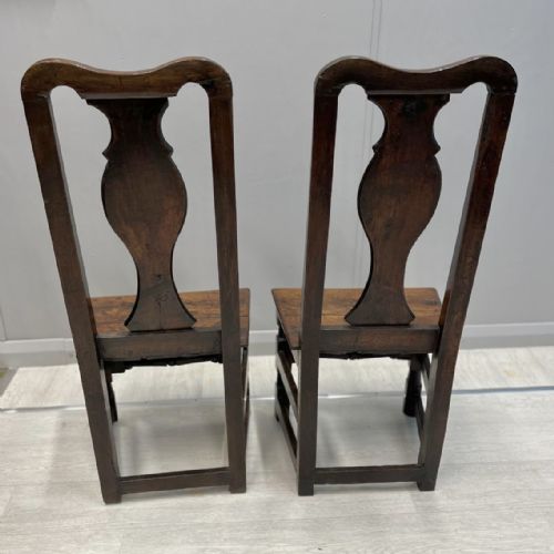 PAIR OF EARLY 18TH CENTURY OAK CHAIRS - ADDITIONAL PHOTO 4