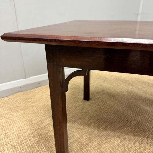 EDWARDIAN MAHOGANY COFFEE TABLE - ADDITIONAL PHOTO 4