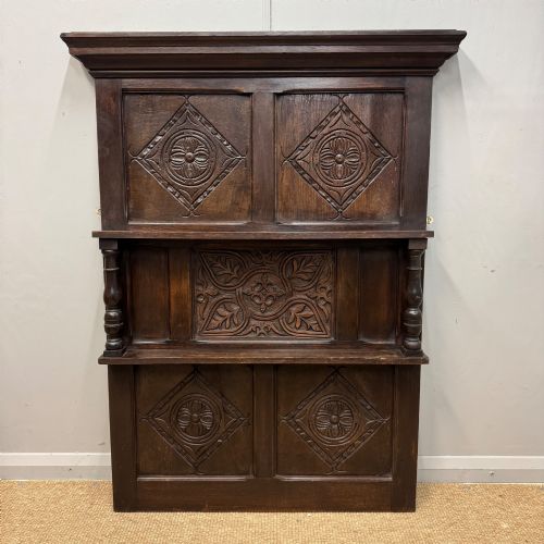 19th Century Oak Over Mantle Panel