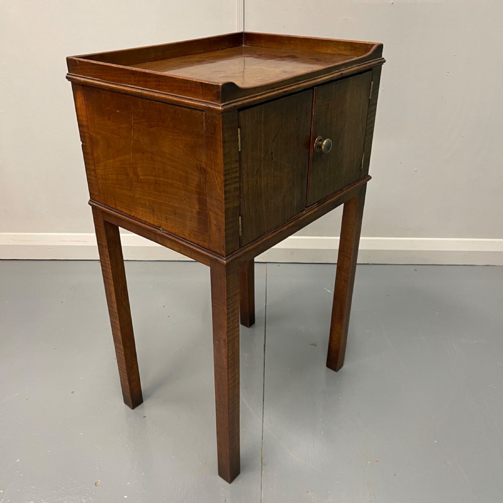 Georgian two door side cabinet or lamp table View III