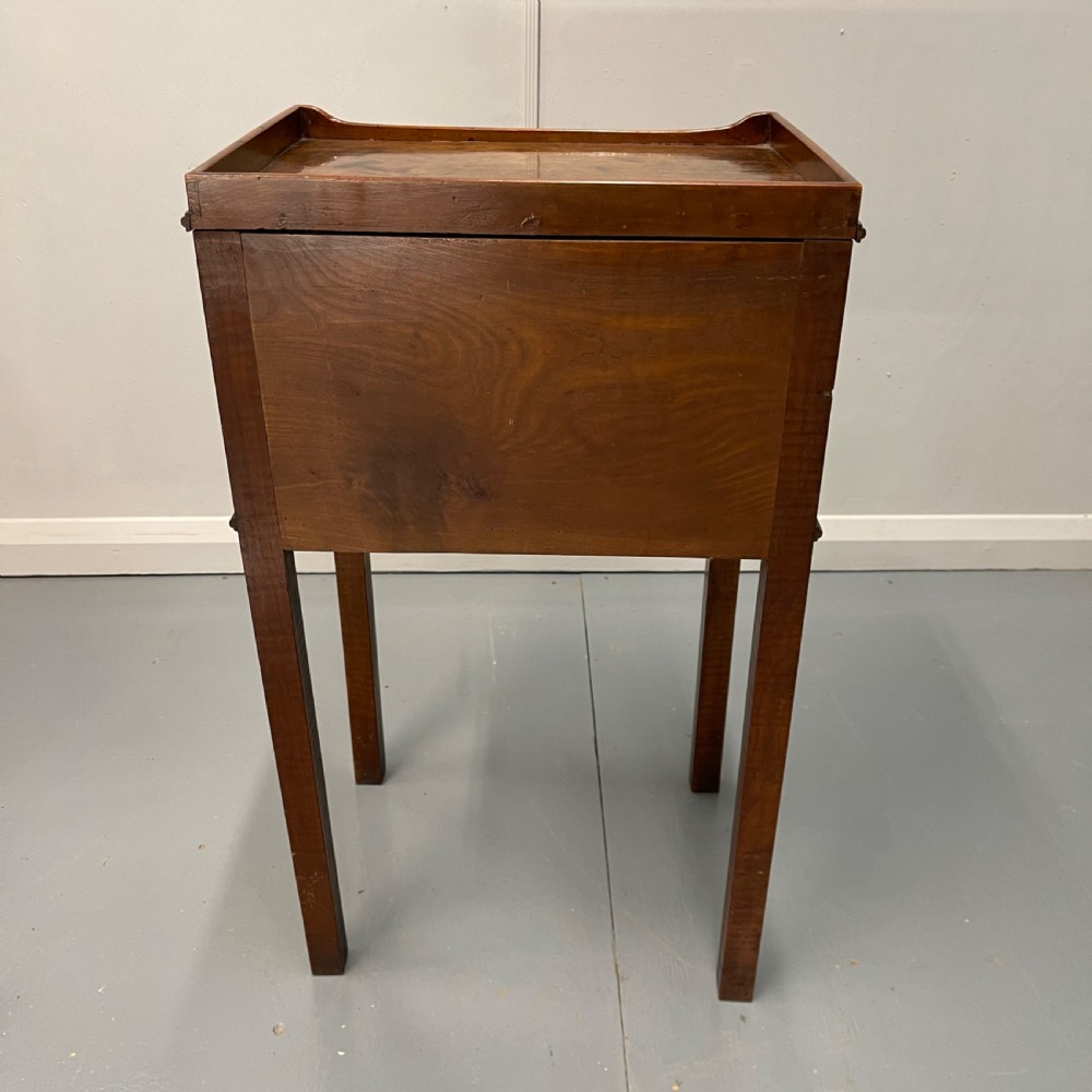 Georgian two door side cabinet or lamp table View VII