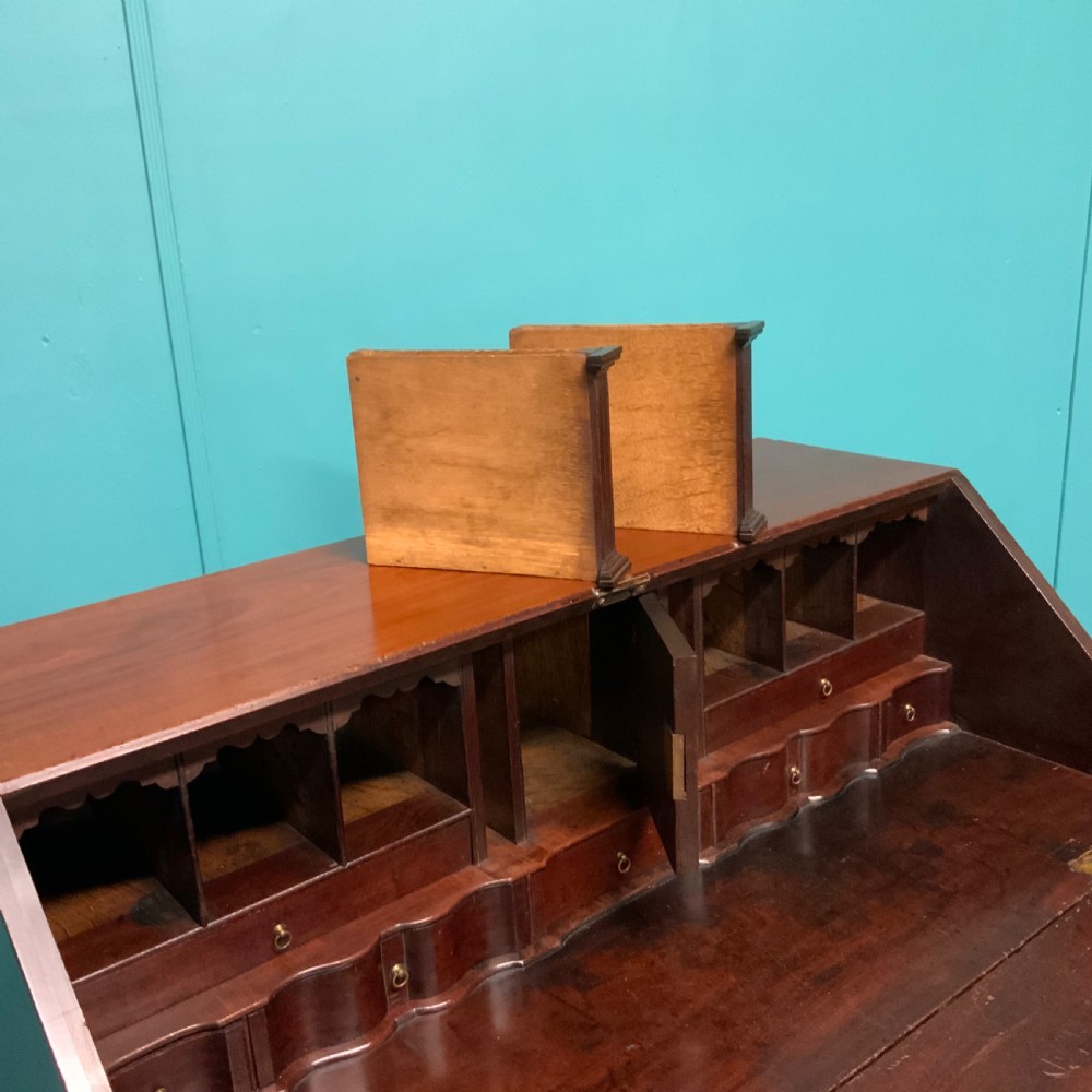 George II mahogany bureau  View III