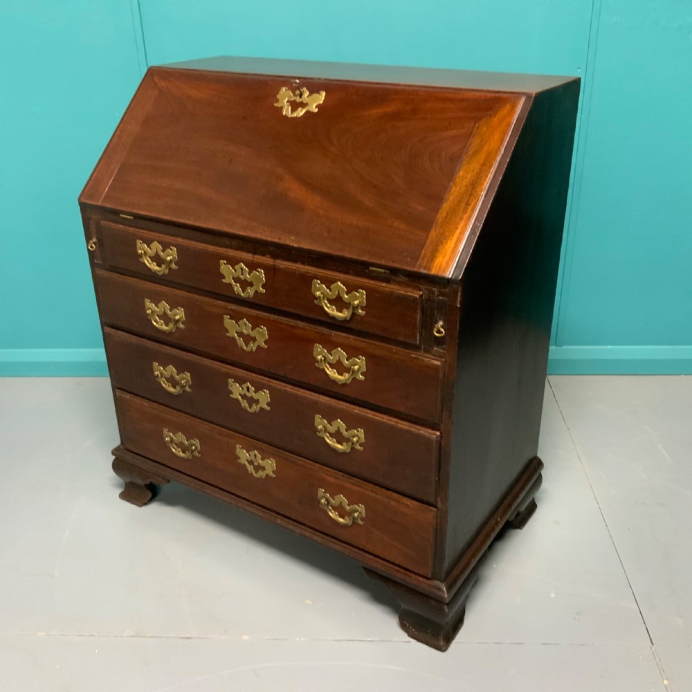 George II mahogany bureau  View IV