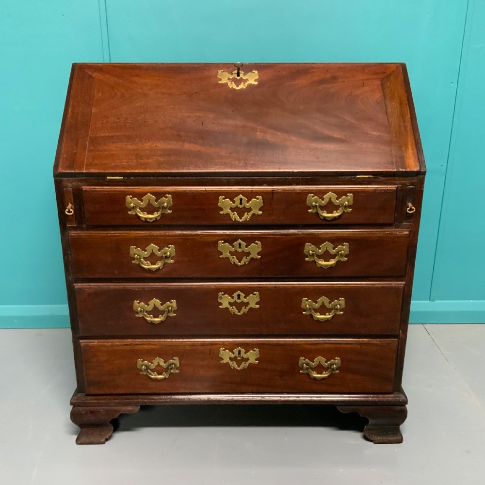 George II mahogany bureau  View VI