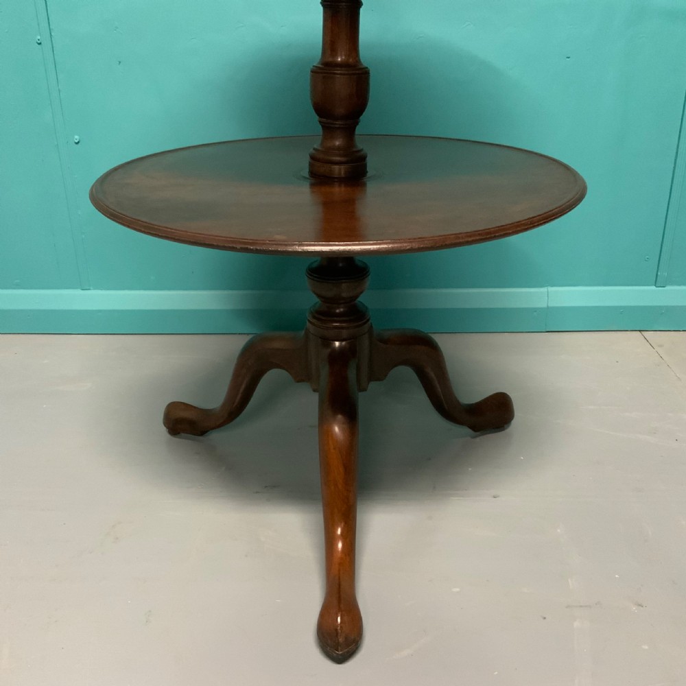 3 tier Georgian mahogany dumb waiter View V