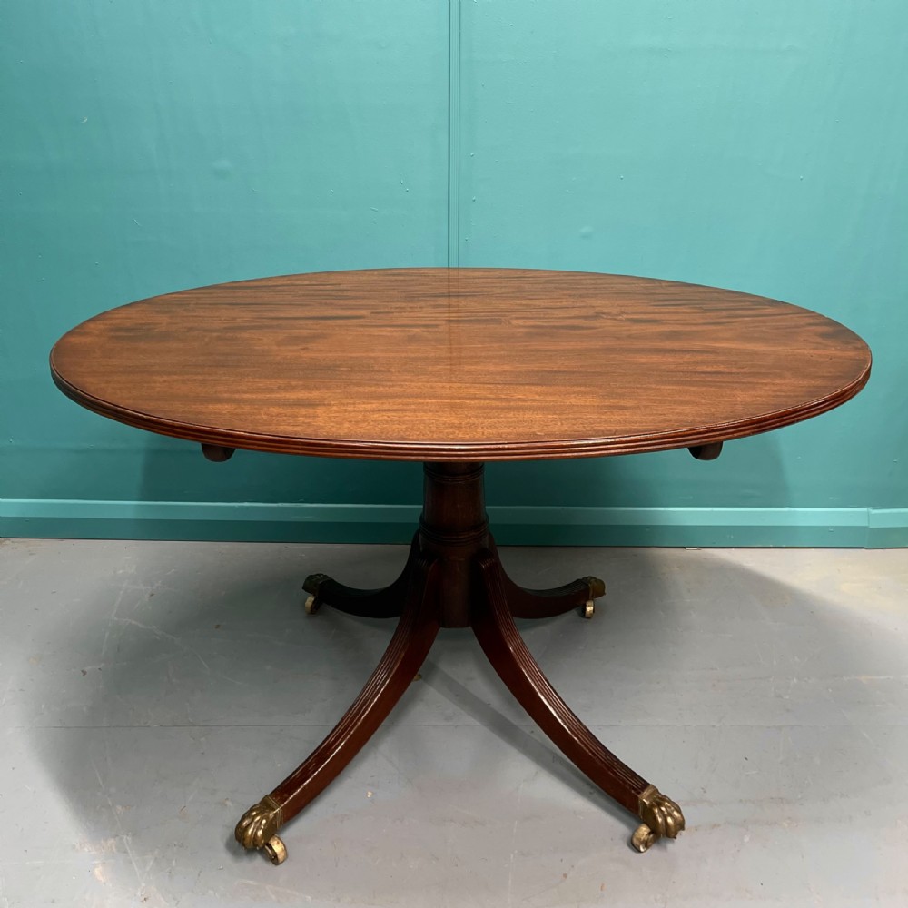 Regency oval mahogany centre table 