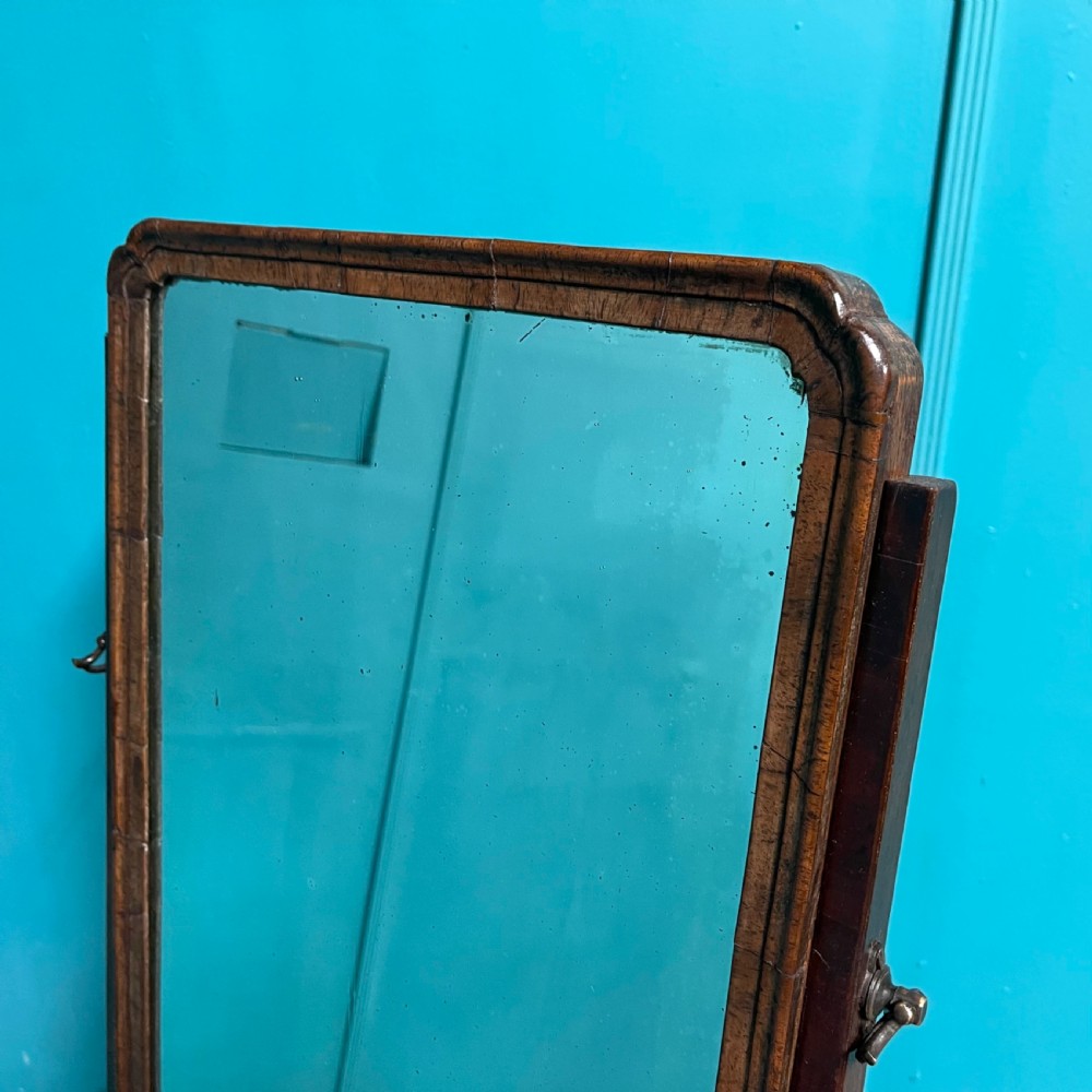 Georgian serpentine front dressing table mirror View II