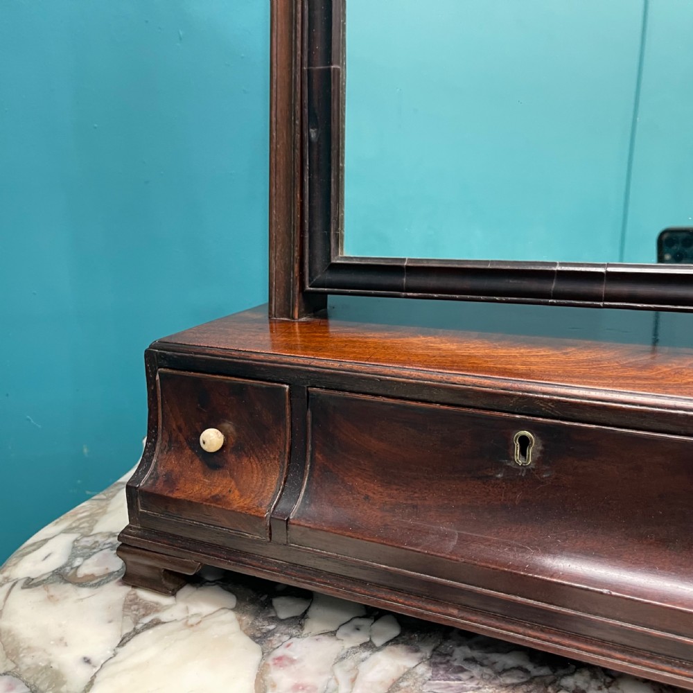 Georgian concave front dressing table mirror View V