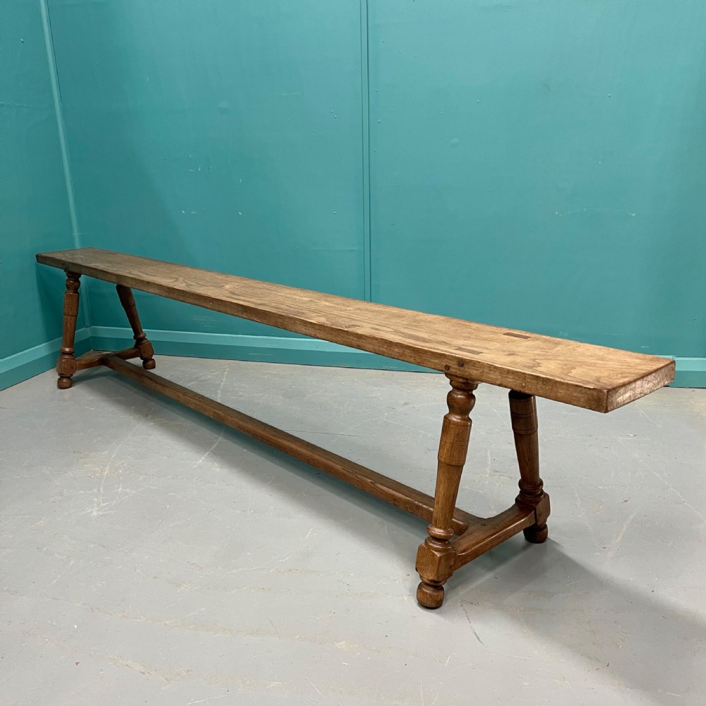 French oak long bench or stool