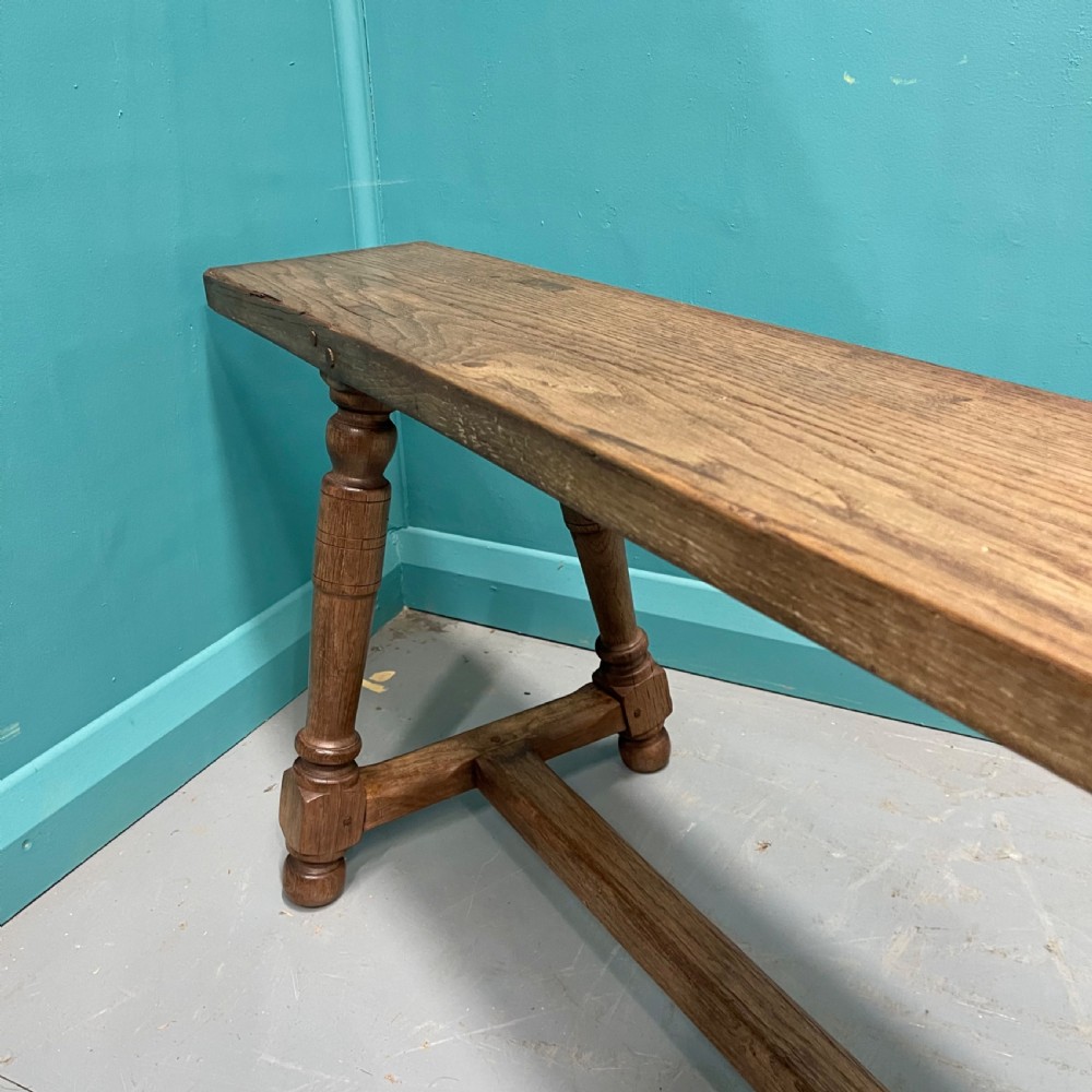French oak long bench or stool View III