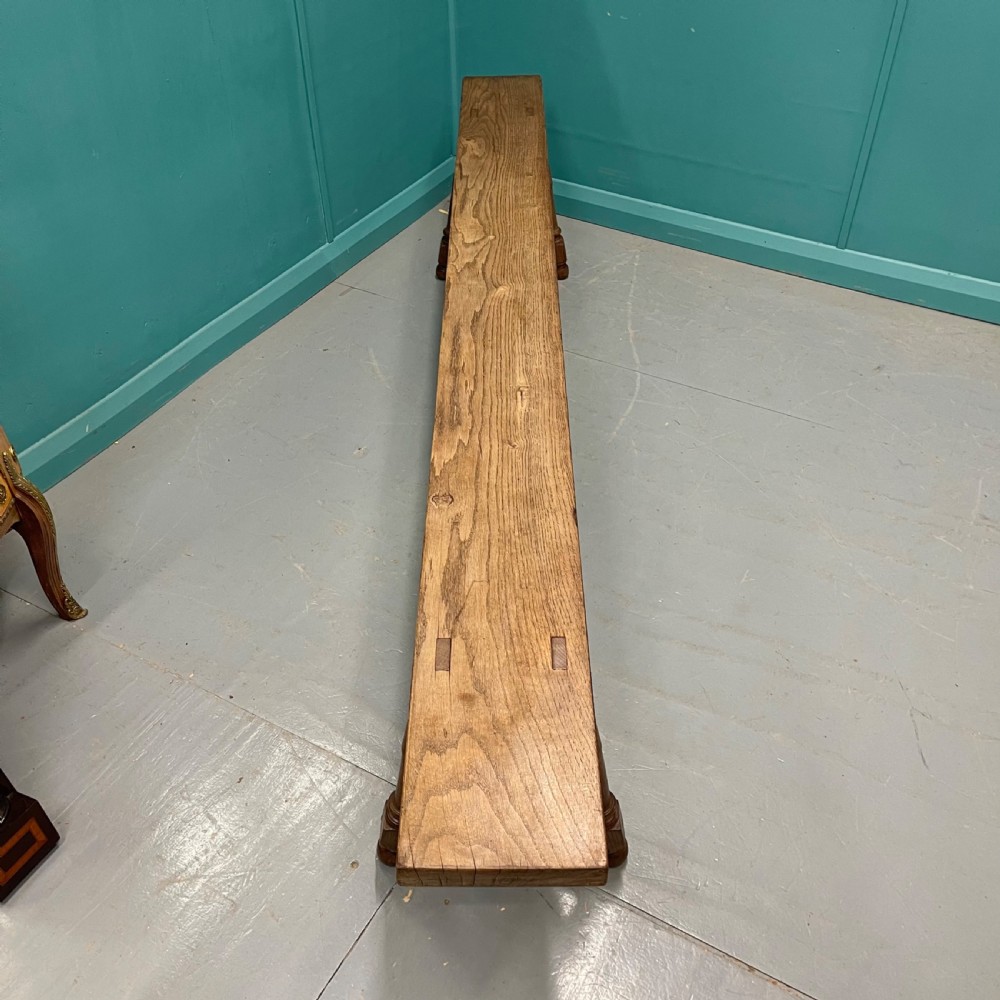 French oak long bench or stool View V