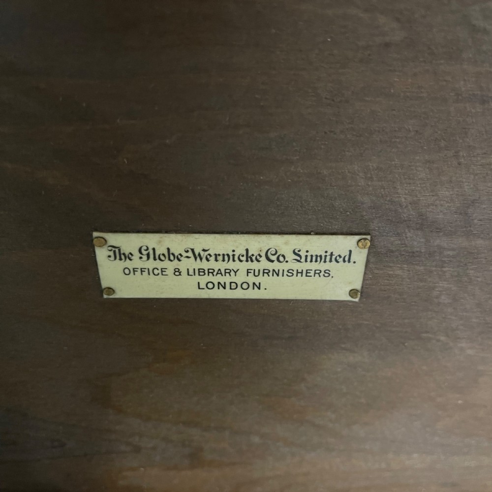 Three section Globe Wernicke stacking bookcase View VII