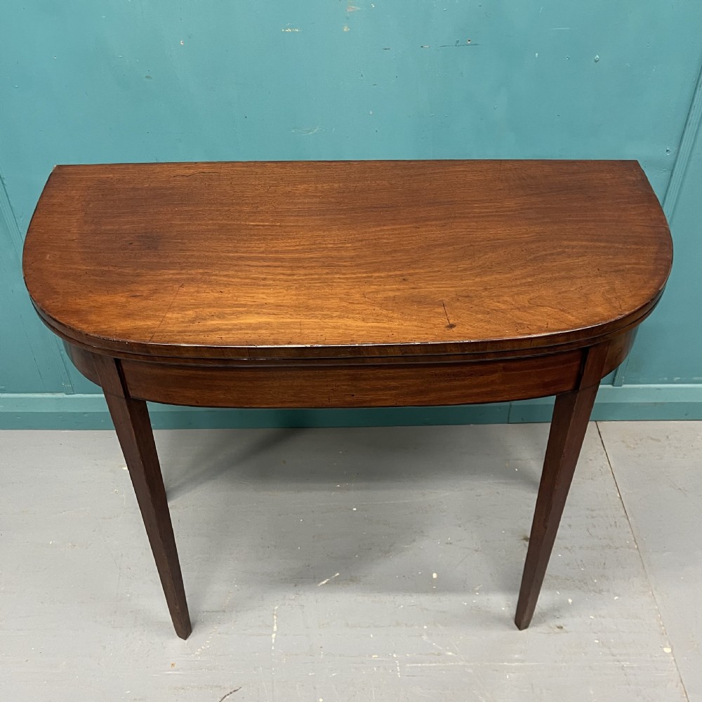 Georgian bow front side table View II