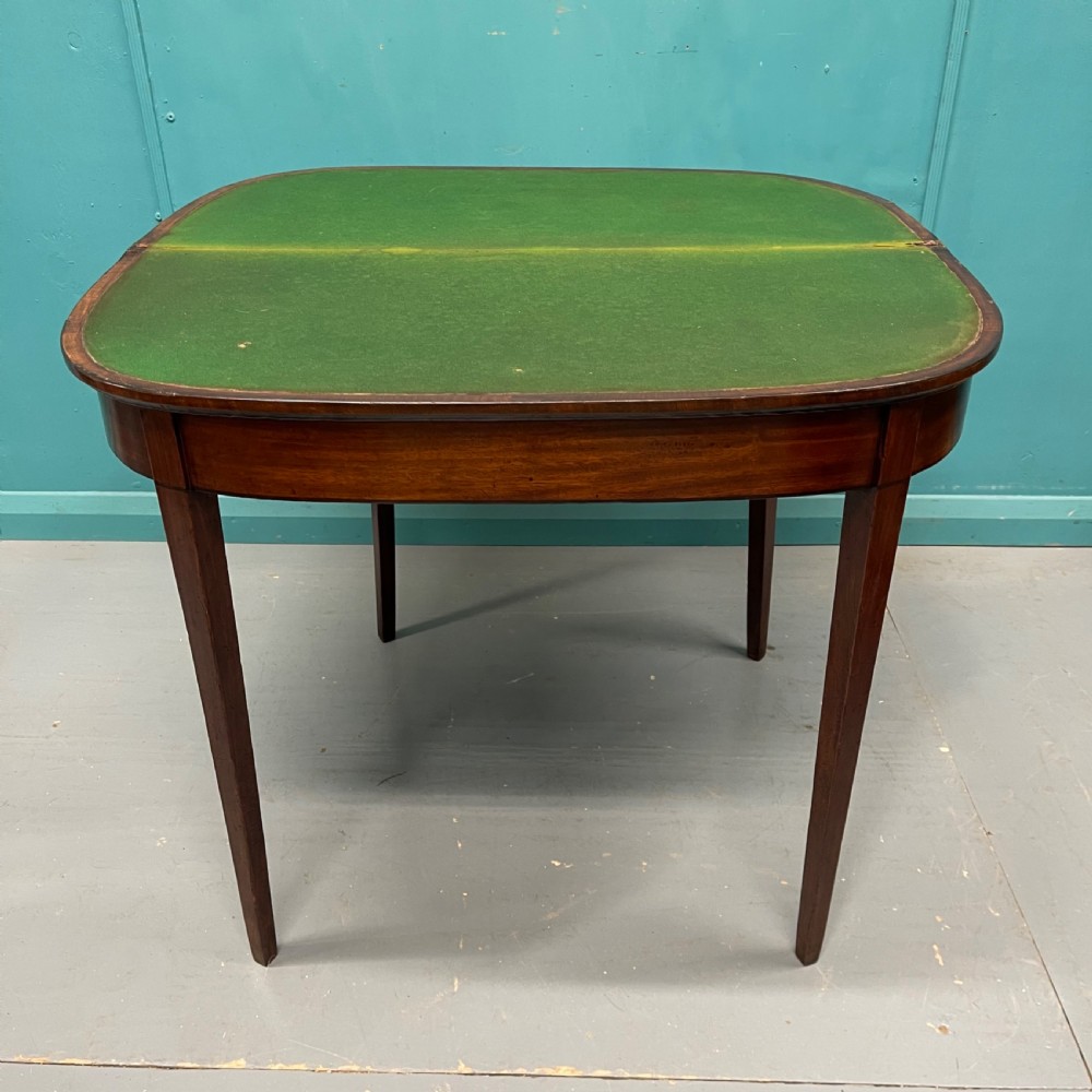 Georgian bow front side table View V